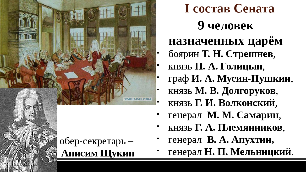 Созданные по западному образцу петром 1 центральные государственные учреждения