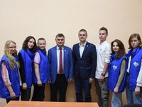 Ректор АлтГТУ встретился с активистами волонтерского центра
